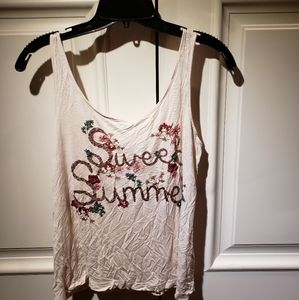 H&M Cream Tank Top